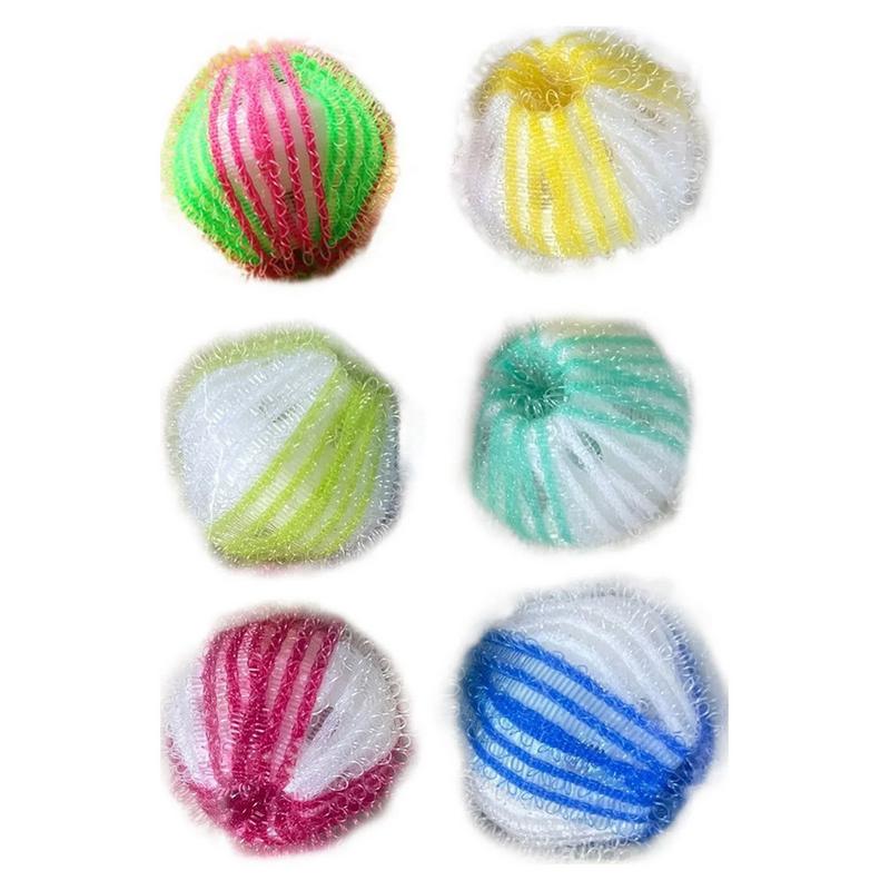 Pet Hair Remover for Laundry Dryer Balls Reusable Washing Machine Hair Catcher Pet Dog Cat Hair Catcher Lint Remover, 6 Colors (PREESHIP)