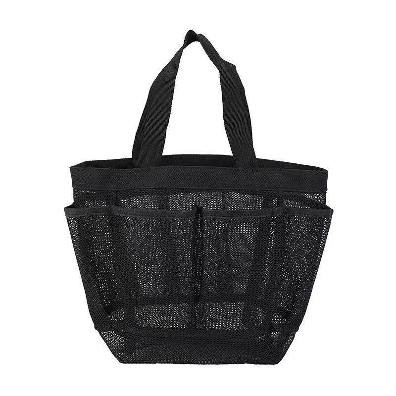 Beach Wash Bag, Portable Mesh Shower Caddy Organizer Basket with Shoulder Strap for Home, Outdoor, Travel, Camping, Hiking