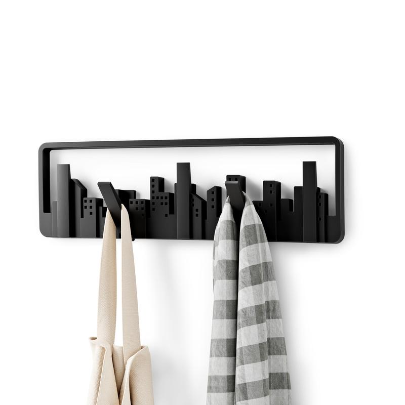 Umbra Skyline 5 Wall Hook - Wall-Mounted Coat Rack with 5 Hooks