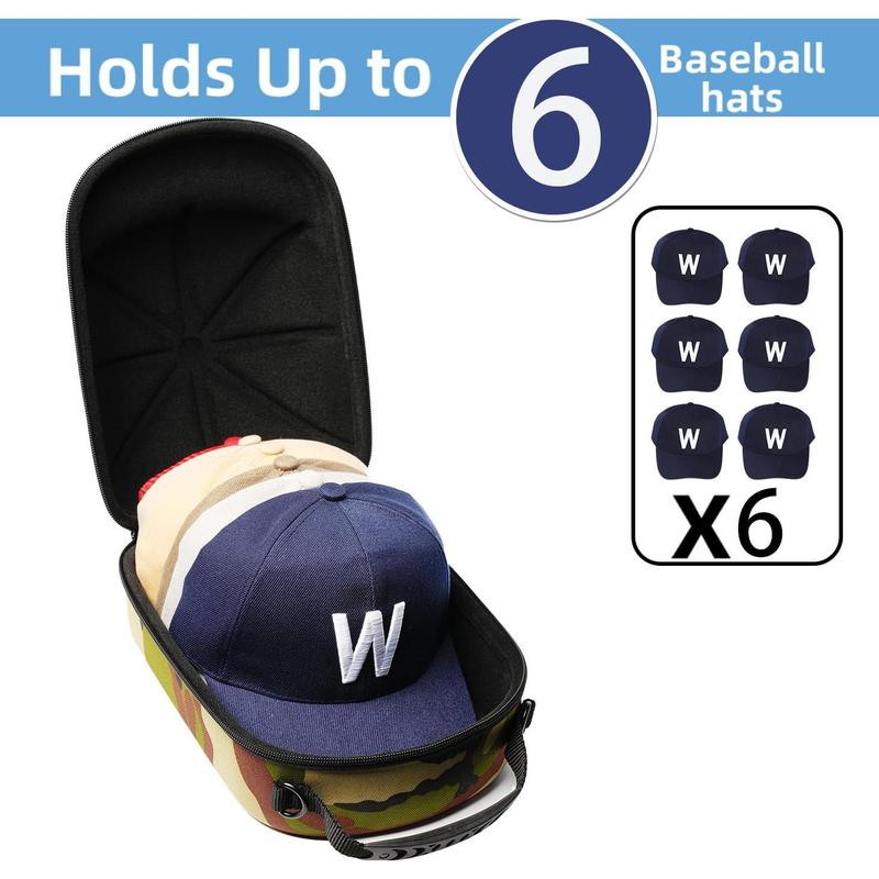 Hard Hat travel case, cap carrier, baseball cap travel case, hat holder Porta Gorras Para Hombre, Hat carrier organizer caps protector