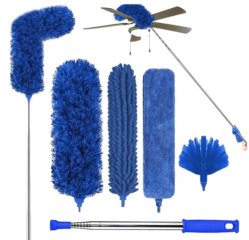 Microfibre Duster for High Ceilings, Duster for Cleaning Fan Cobweb, 100