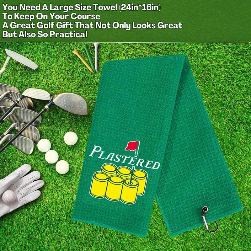 Golf Towel, 2 Counts Golf Towel for Golf Bag, Golf Gifts for Men, Personalized Golf Towel for Men Husband Boyfriend Dad, Golf Accessories