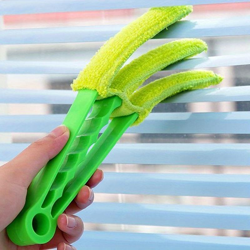 Microfiber Removable Washable Cleaning Brush, 2 Counts Household Duster Window Leaves Blinds Cleaner Brushes, Household Cleaning Tool for Home Kitchen Dormitory