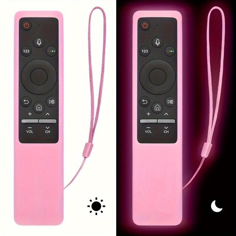 Glow in the Dark Remote Control Case, Anti Slip & Shockproof Remote Control Cover, Remote Control Protective Cover for Samsung BN59 Series Smart TV, Room Accessories