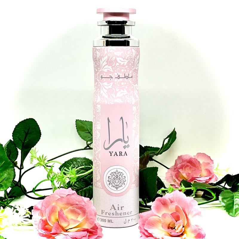 (Bundle Pack) 300ml Yara Pink + Yara Moi + Khamrah Air Freshener Spray by Lattafa