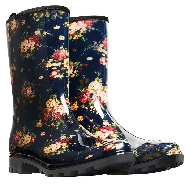 Women's Waterproof Mid-Calf Rain Boots