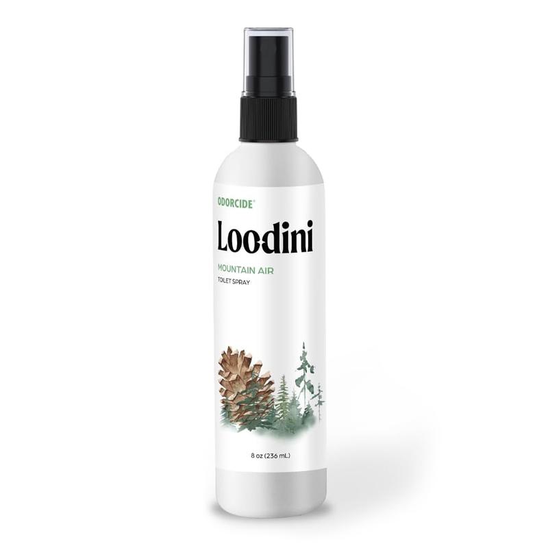 Loo-Dini Peach Blossom 8oz Toilet Spray & Bathroom Spray – Odor Eliminator Before You Go – Poop Spray Air Freshener & Bathroom Deodorizer Loodini