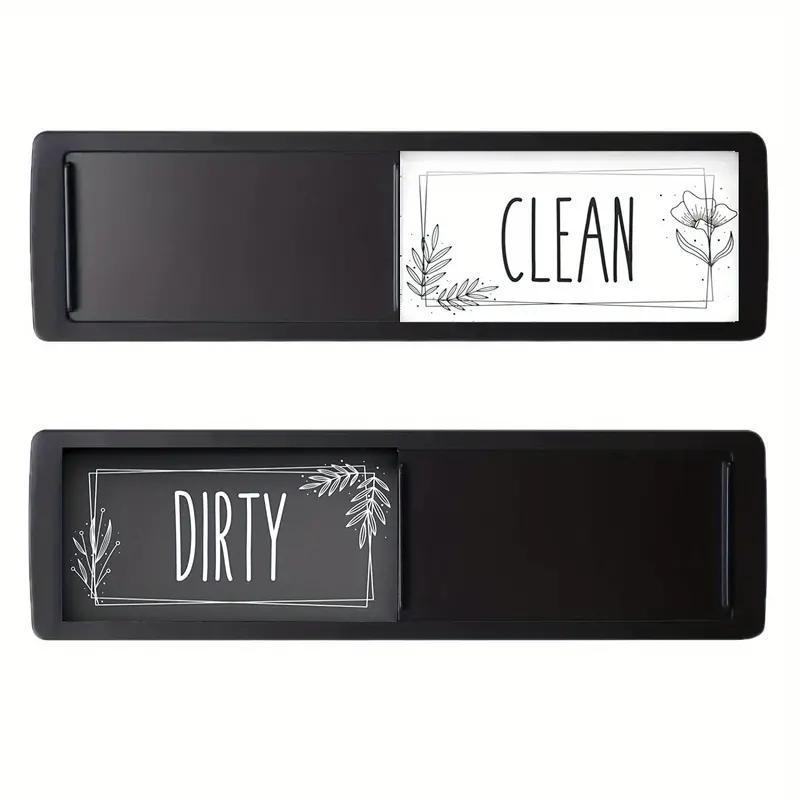 Dishwasher Magnet, 1 Count Clean Dirty Magnet Sign, Kitchen Organization Tool for Home Office Decor, Strong Hold & Easy to Use!