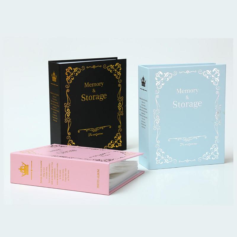 Portable Photo Album, Large Capacity Vintage Photo Album, Commemorative Gift for Family Friends Colleagues Parents Festival Ceremony