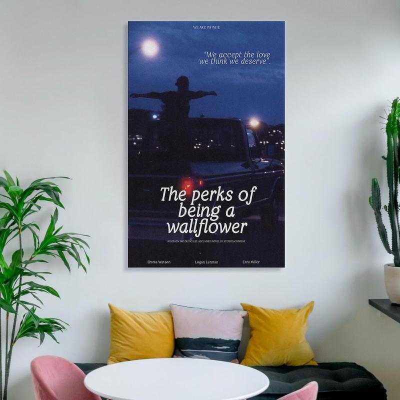 The Perks of Being A WallFlower Movie Poster Wall Art Paintings for Living photo artistic  Room 2024 ornaments Unframed Decor