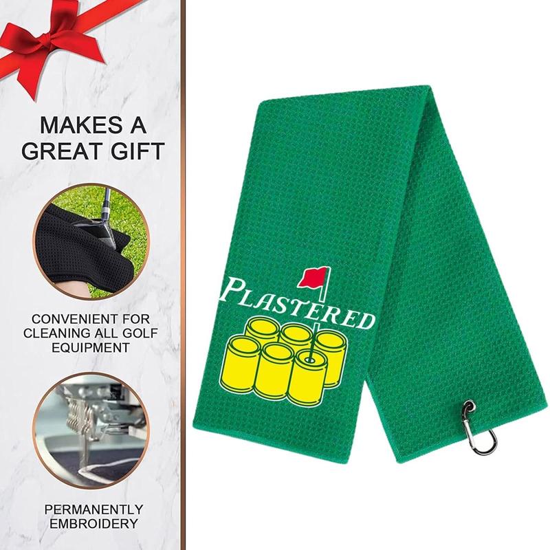 Golf Towel, 2 Counts Golf Towel for Golf Bag, Golf Gifts for Men, Personalized Golf Towel for Men Husband Boyfriend Dad, Golf Accessories