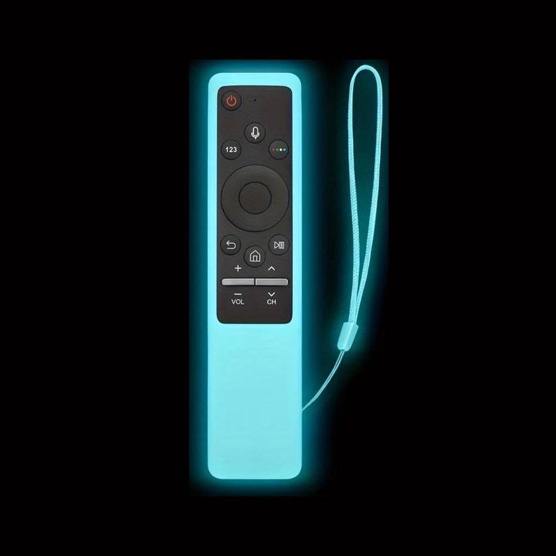 Glow in the Dark Remote Control Case, Anti Slip & Shockproof Remote Control Cover, Remote Control Protective Cover for Samsung BN59 Series Smart TV, Room Accessories