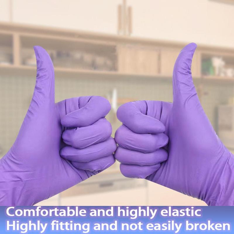 Disposable Nitrile Gloves, 50 100pcs Disposable Cleaning Gloves, Household Kitchen Cleaning Gloves, Home Care Supplies