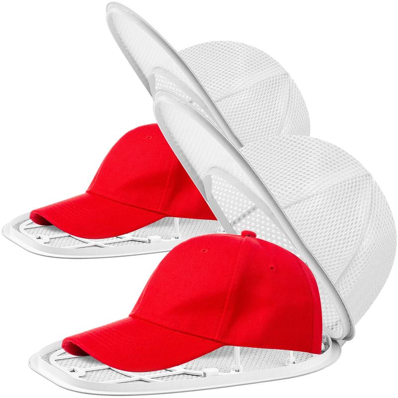 2 Pack Hat Washer Cage Hat Cleaner Hat Washer for Baseball Caps for Washing Machine or Dishwasher for Flat & Curved Hats