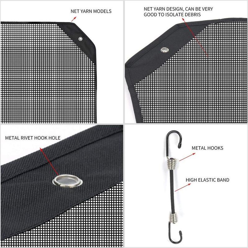 1PC Air conditioning net cover of external unit: air conditioning breathable cover on top of outdoor unit, waterproof and durable outdoor air conditioning cover