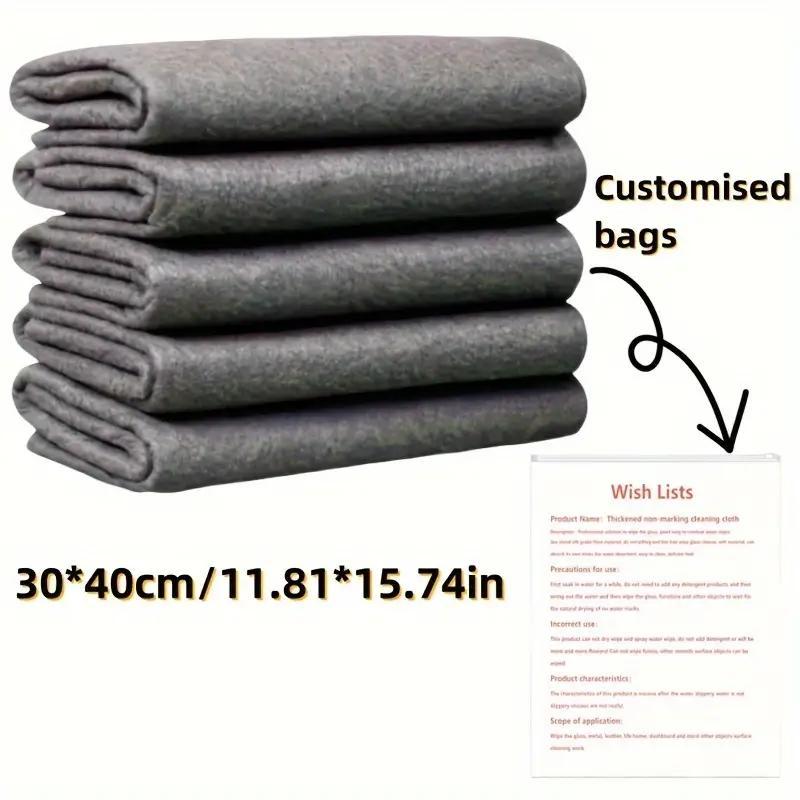 Thickened Glass Wiping Cloth, 20pcs Multifunctional Window Mirror Cleaning Cloth, Durable Ultra-fiber Dishwashing Cloth, Cleaning Supplies