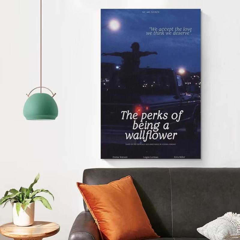 The Perks of Being A WallFlower Movie Poster Wall Art Paintings for Living photo artistic  Room 2024 ornaments Unframed Decor