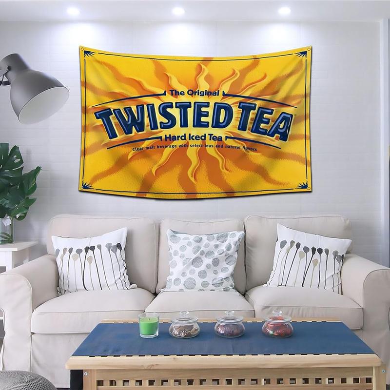 Twisted Tea Flag 3x5ft Banner for Indoor and Outdoor Decoration