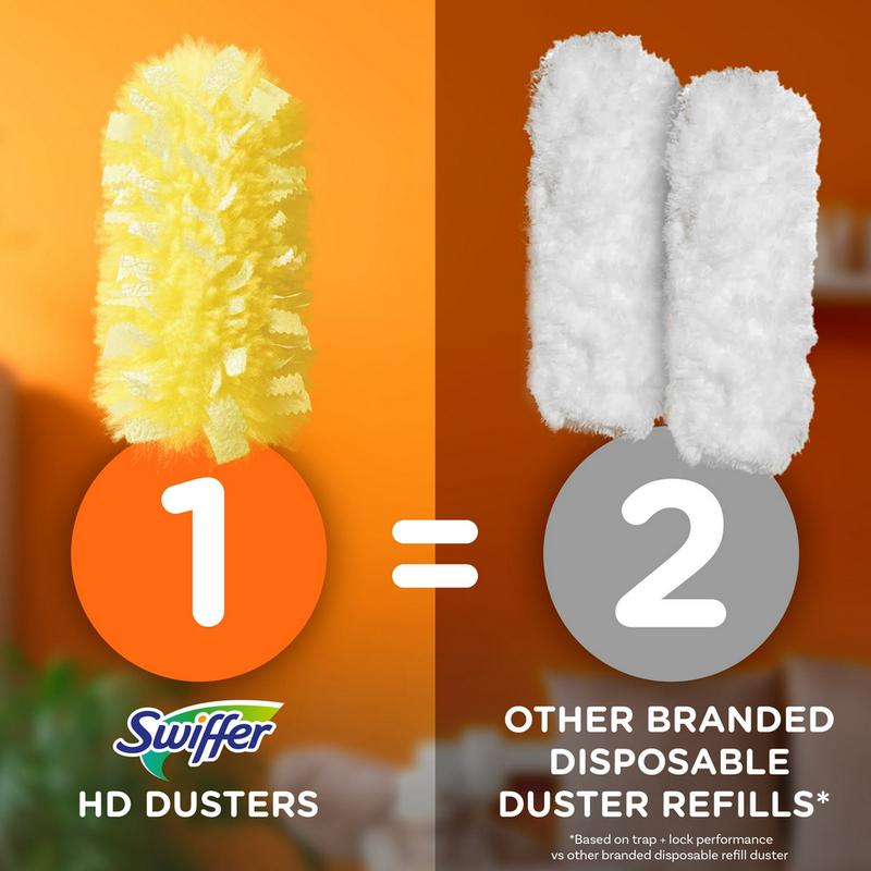 Swiffer Dusters Heavy Duty 3 ft Extendable Handle Dusting Kit (1 Duster, 3 Refills) (PREESHIP)