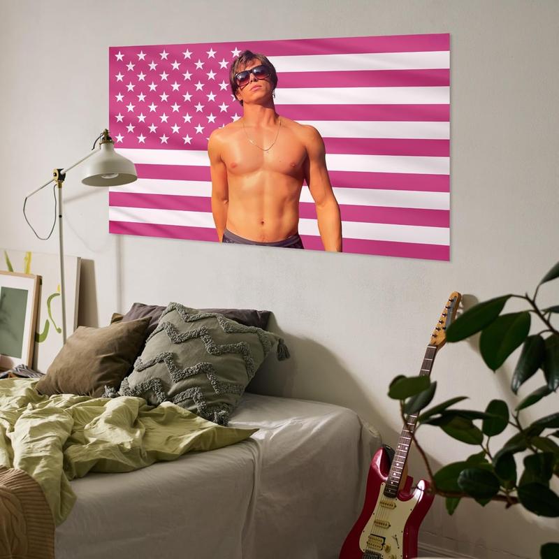 Nicholas Chavez Flag Tapestry Poster Wall Hanging Banner Art Aesthetic Poster for Dorm Bedroom Living Room Office Party Decor 60