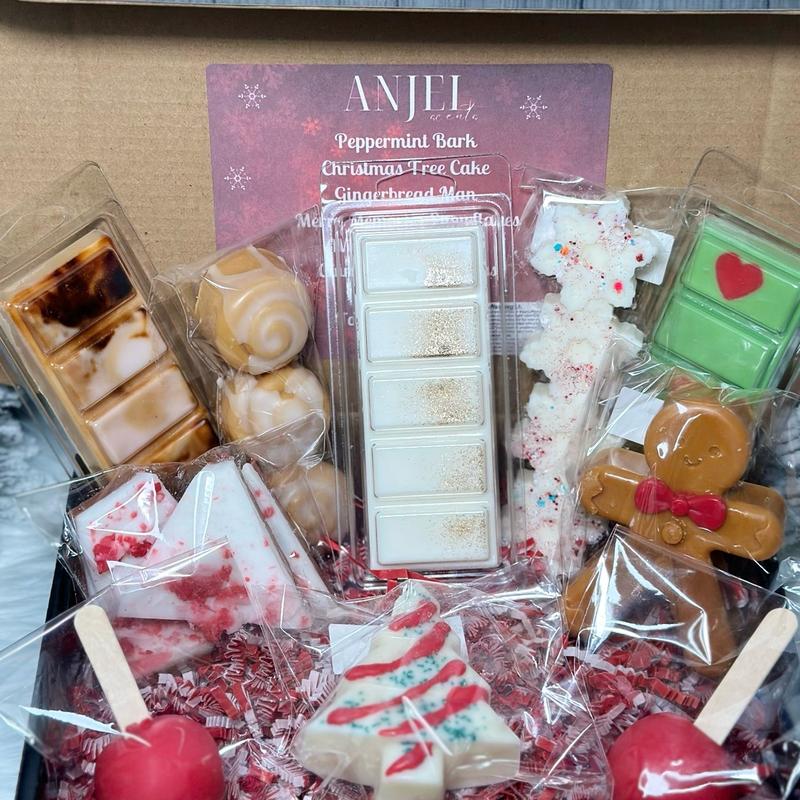 Christmas Wax Melt Box - 9 Different Scents Included-Variety of Scents