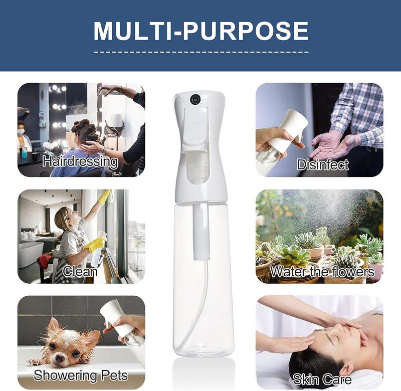 200ml Multi-Purpose Spray-Handheld Sprayer Bottle,Ultra fine Continuous Water Mister Bottle,suitable for salo Organiser Canister Rectangle