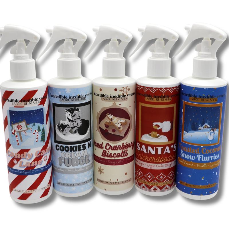 Christmas Collection 2: Incredible Inedible Sweets Christmas Collection 2 Dessert Scented Premium Fabric Refresher & Linen Spray - 8 oz.