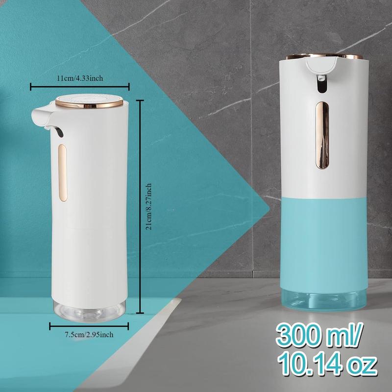 Automatic Foaming Soap Dispenser, 1 Count Touchless Soap Pump Dish Dispenser with Essential Oil Diffuser, Rust Proof Soap Dispenser for Bathroom & Kitchen