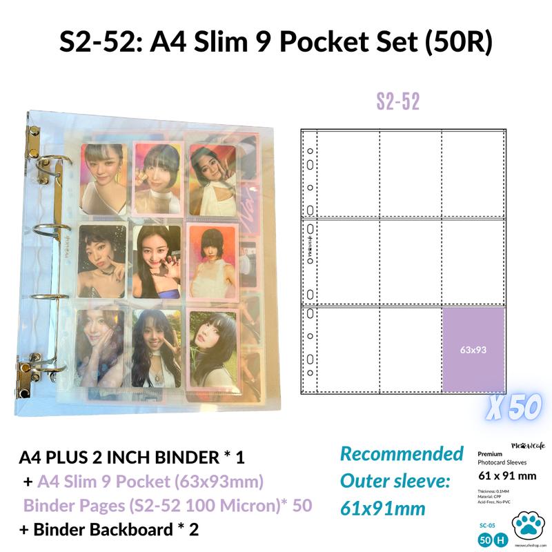 [10% OFF] K-KEEP [A4 Plus] - Acrylic Series -  Aesthetic Hardcover Binder 2 inch D-Ring | Large Capacity Kpop Photocard Binder (Self-Assembly Required)