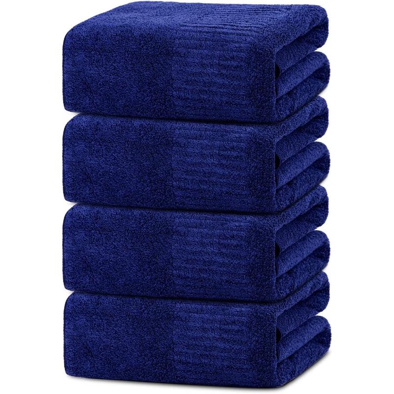 SEISSO Bath Towels 4 Counts  Premium Large Towels for Bathroom 35 x 63 Inches Ultra Soft and Quick Dry Luxury Bath Sheet, Lightweight Shower Towel