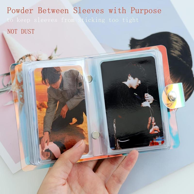 Mini Photo Album, 36 Page Photo Storage Book, Photo Album for Fujifilm Mini Film, Polaroid Film, Kpop Photocard Credit Card Case