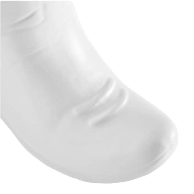 White Ceramic Cowboy Boot Vase - 8.75