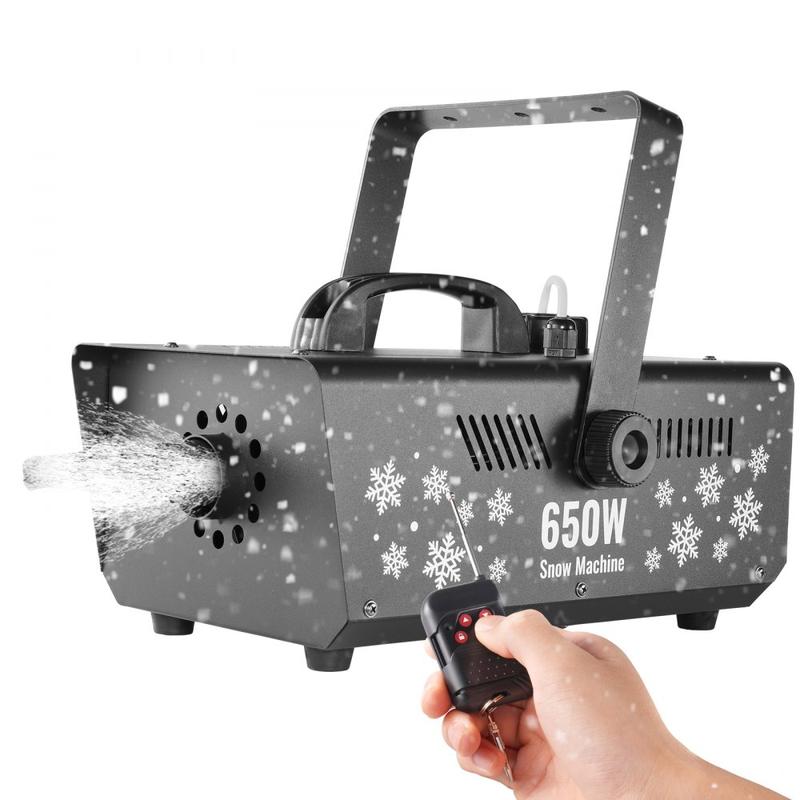 Snow Machine 650W Handheld Hanging Snow Making Machine for Holidays