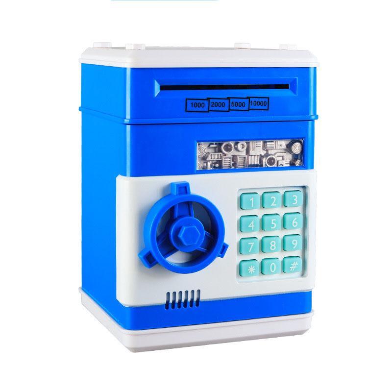 Room Decor Automatic Coin & Cash Deposit Machine, Electronic Coin Bank, Money Saving Box,  Money Jar Home Decor for Living Room Bedroom (battery Required, without Battery)