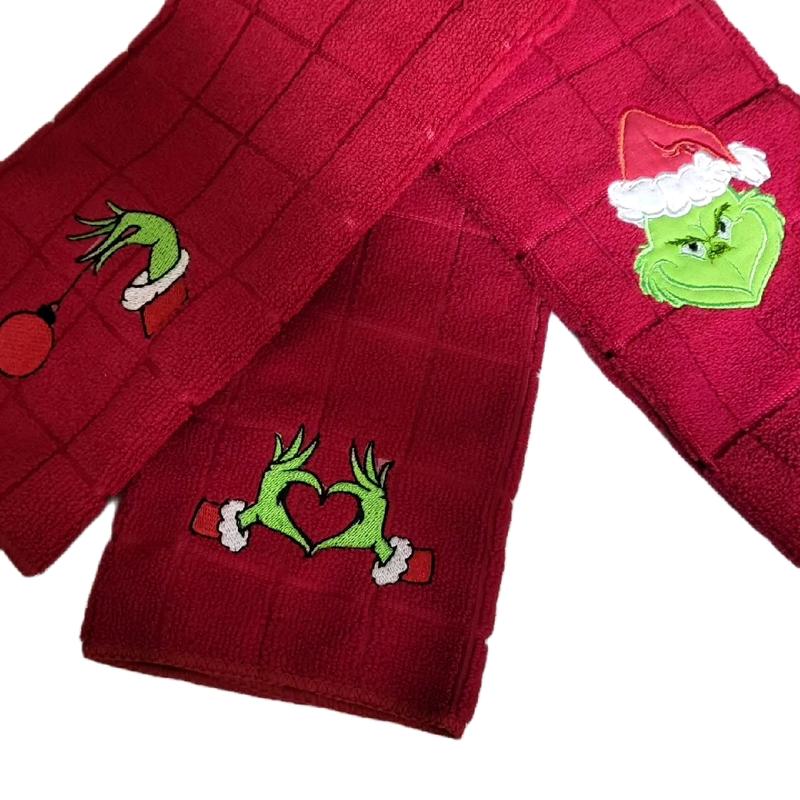 Grinch Christmas Towel