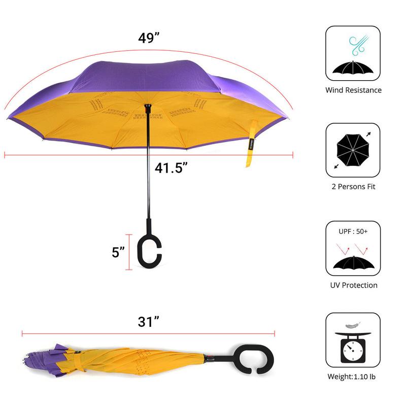 Umbrella - Double Layer School Pride Inverted