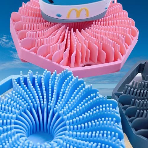 Sud Body Scrubber, Antimicrobial Silicone Body Scrubber, Exfoliating Body Scrubber for Sensitive Skin, Eco Friendly Shower Scrubber for Body, Silicone Body Scrub Brush for Showering Accessories bath sponge durable bathing accessories pumice