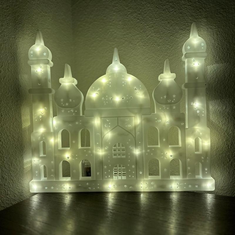 Ramadan Mosque Acrylic Light up stand  Religious Decor