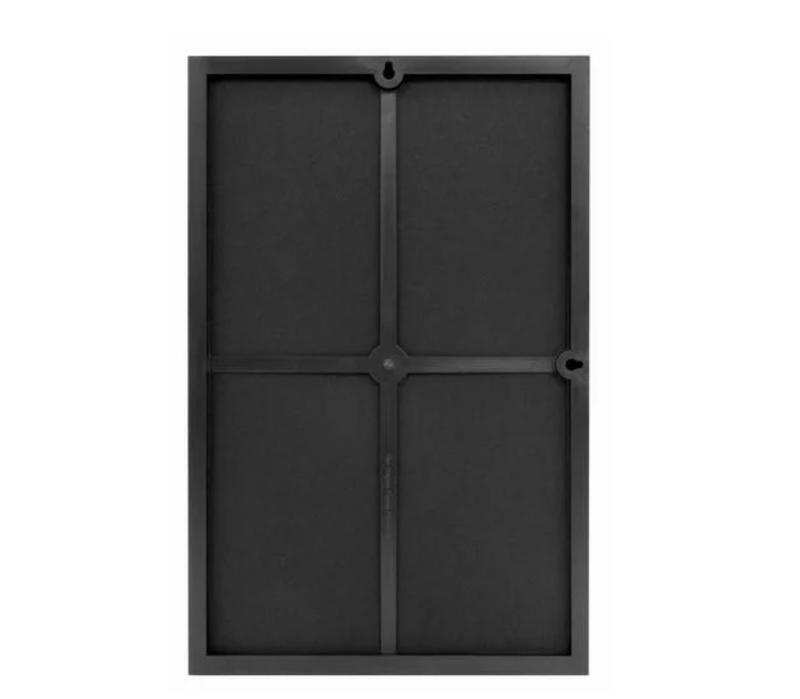 12x18 Front Loading Wall Picture Frame, Black