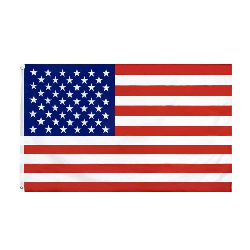 American Flag, 3x5ft 90x150cm Double Sided Printed US Flag, Hanging Polyester American National Flag Banner for Celebration