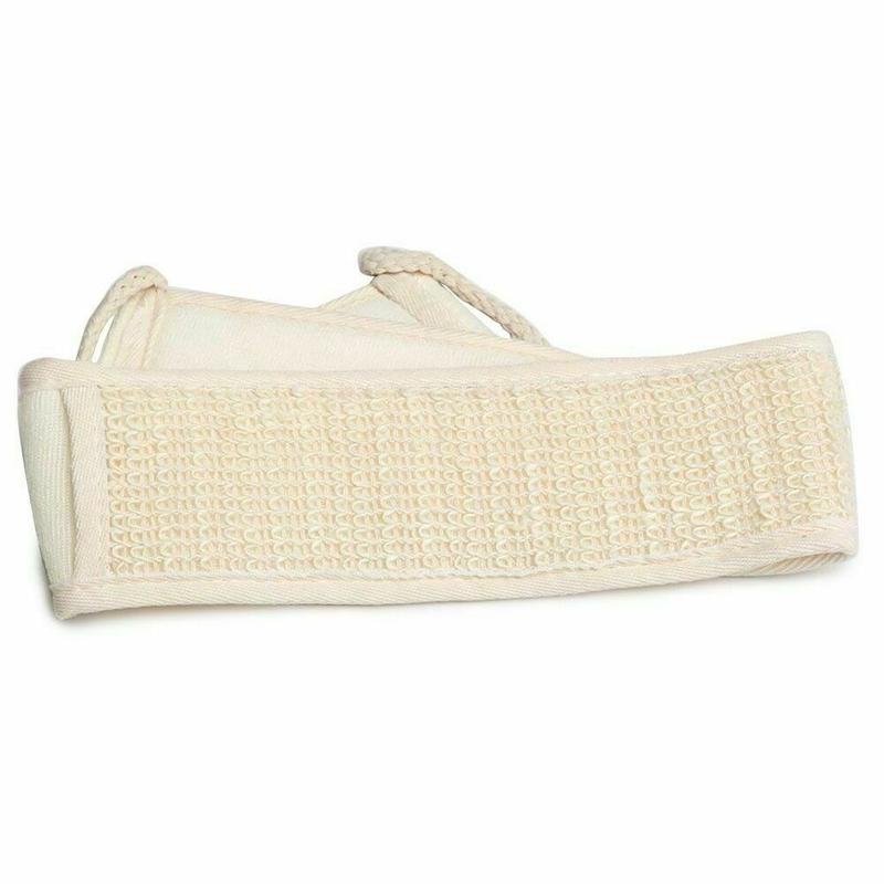 Back Scrubber Bath Shower Strap Loofah Spa Skin Brush Sponge Body Exfoliating