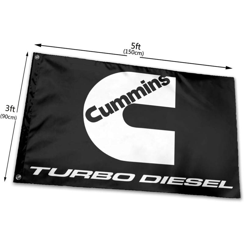 Cummins Banner Flag Turbo Diesel Engine 3X5FT Banner