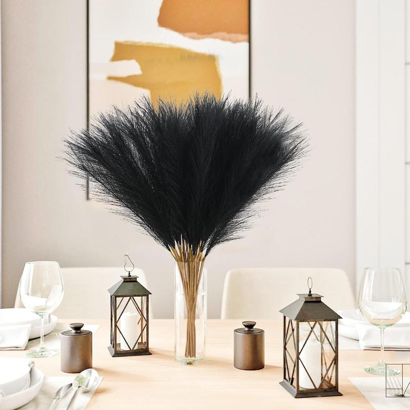 Faux Pampas Grass Bundle, 21pcs set 55cm Artificial Plant, Lush Vase Filler, Home Decor, Enhance Kitchen & Home Aesthetics Plant