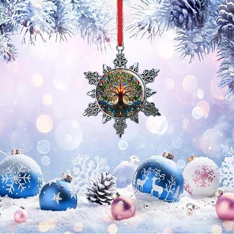 Tree Of Life Design Hanging Ornament, 1 Count Colorful Exquisite Hanging Decoration, Festive Decorations for Home Party & Festival