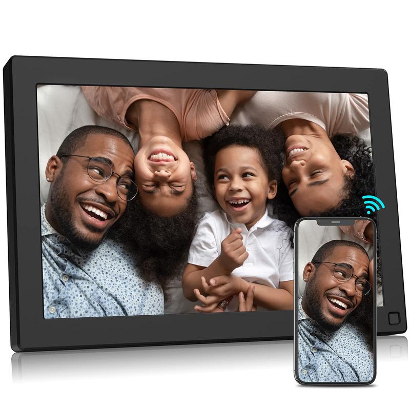 BSIMB 10.1'' Digital Picture Frame 32GB - Perfect Gift Idea for Mom - Upload Photos&Videos from Anywhere via App Email, Easy to Use, 1280x800 IPS Display, Support Micro SD Card and USB drive, Mother's Day Sale,Mother's Day Sale