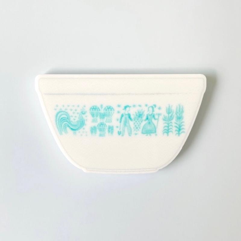 Pyrex Turquoise Butterprint Fridge Magnets, Amish Butterprint, Decorative Handmade Magnets for Retro Home or Office, Pyrex Gifts, Retro Kitchen