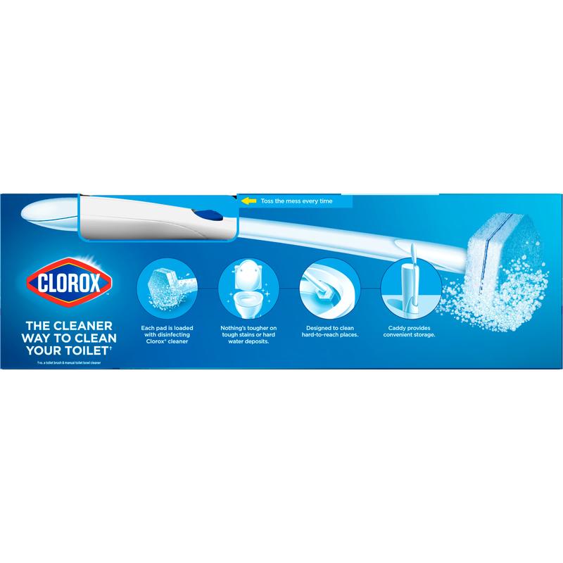 Clorox ToiletWand Disposable Toilet Bowl Brush Cleaner System for Effective Cleaning