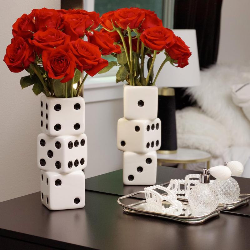 Triple Dice Vase