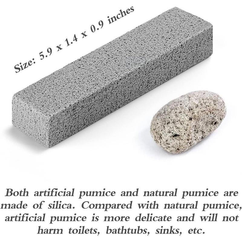 12Pack Pumice Stone for Toilet Cleaning Bowl Stick,Powerfully Cleans Hard Water Rings, Calcium Buildup & Stains, Suitable for Cleaning Toilet, Bathtubs, Kitchen Sink, Grill Brush Cleaner