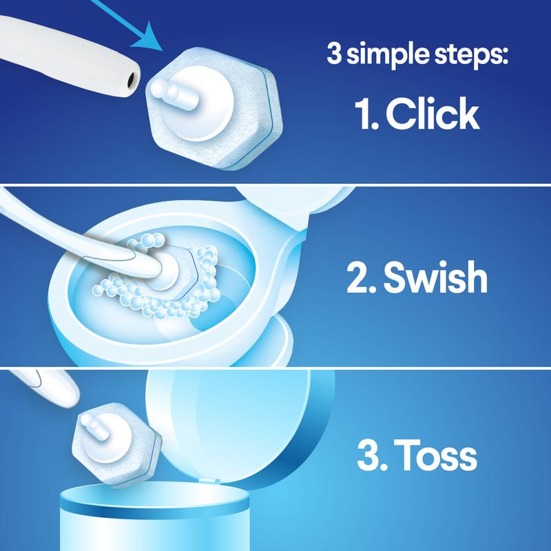 Clorox ToiletWand Disposable Toilet Bowl Brush Cleaner System for Effective Cleaning